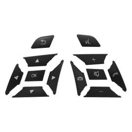 Autocollant D'interrupteur De Bouton De Volant De Voiture Compatible Avec Mercedes Benz Classe B