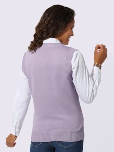 Débardeur En Tricot 50% Coton - Collection L - Parme