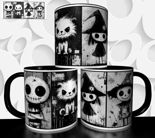 Mug Tasse À Café- Halloween Personnage Gothique Style Tim Burton 4774
