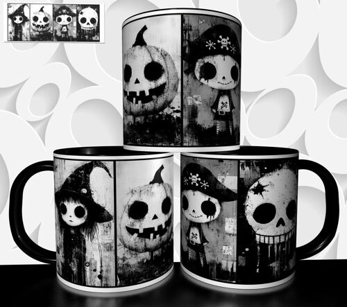 Mug Tasse À Café- Halloween Personnage Gothique Style Tim Burton 4770