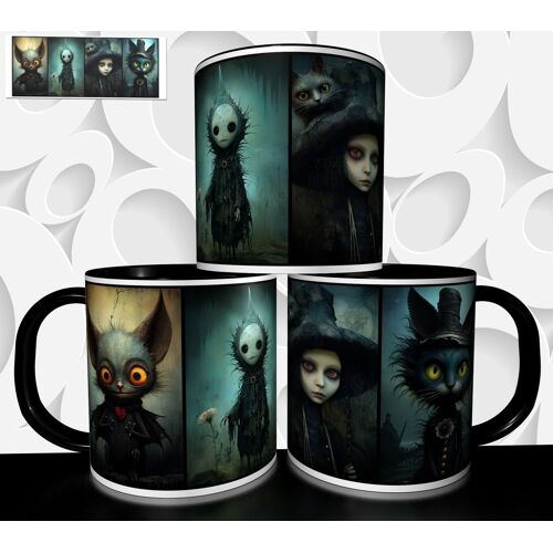 Mug Tasse À Café- Halloween Personnage Gothique Style Tim Burton 4779