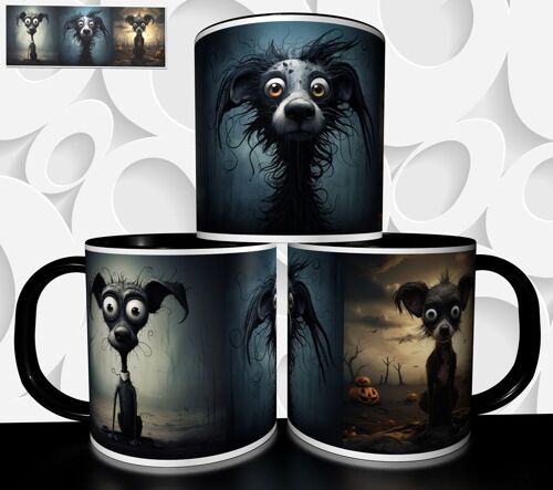 Mug Tasse À Café- Halloween Chien Gothique Style Tim Burton 4483