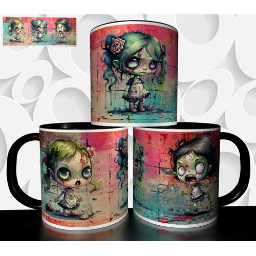 Mug Tasse À Café- Halloween Fillette Zombie 4498