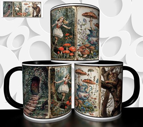 Mug Tasse À Café- Mug Vintage Alice Au Pays Des Merveilles 4546