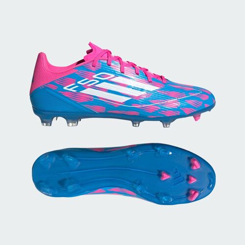 Chaussures F50 League Terrain Souple Multissurfaces Adidas Solar Blue Cloud White Solar Pink