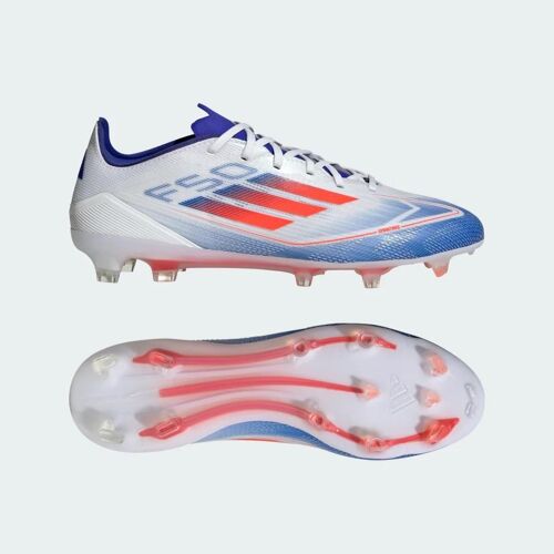 Chaussures F50 Pro Terrain Souple Adidas Cloud White Solar Red Lucid Blue