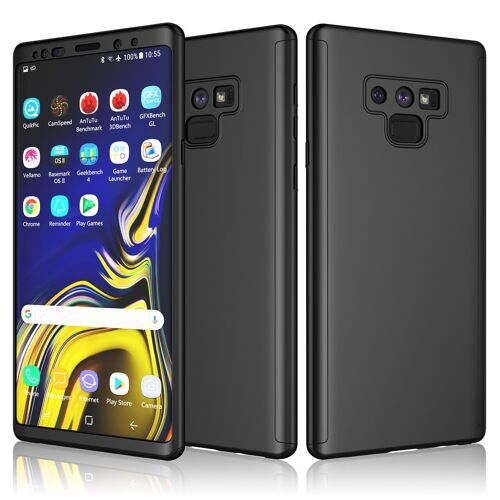 Coque Samsung Galaxy Note 9 Integrale Full Noir Silicone Rigide (Tpu)
