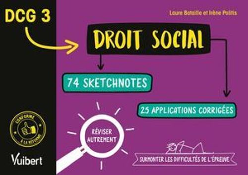 Dcg 3 - Droit Social - Réviser Autrement Et Surmonter Les Difficultés De L'épreuve