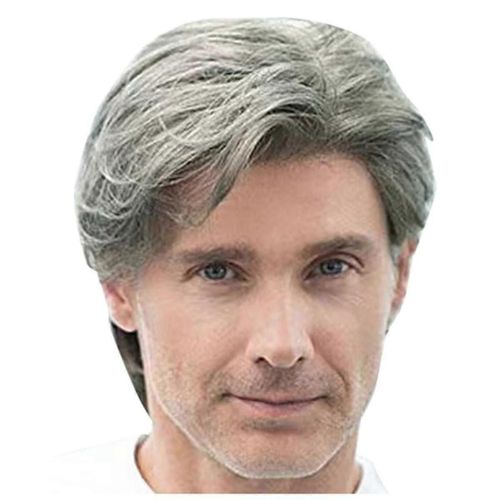 Perruques Perruques Synthétiques Avec Frange Perruques Synthétiques Sans Colle Résistantes À La Chaleur Pour Homme Perruques Courtes Cosplay Wi