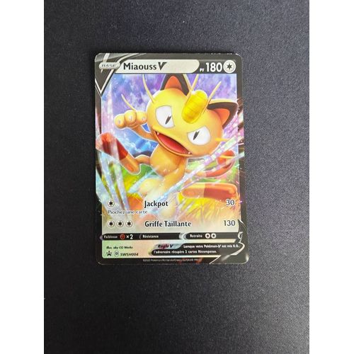 Carte Pokémon Miaouss V Pv 180