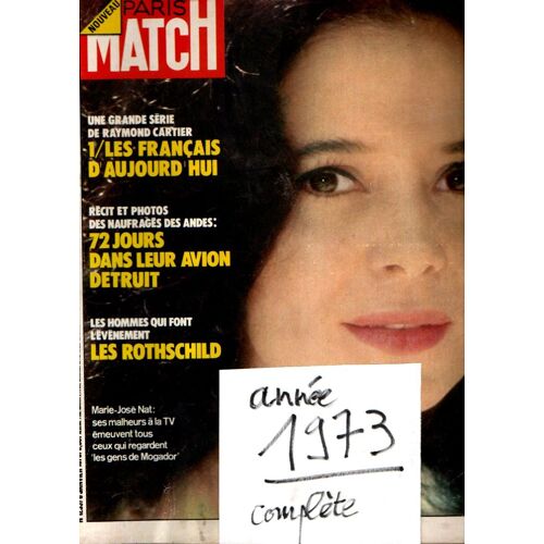 Paris-Match, Année Complète 1973