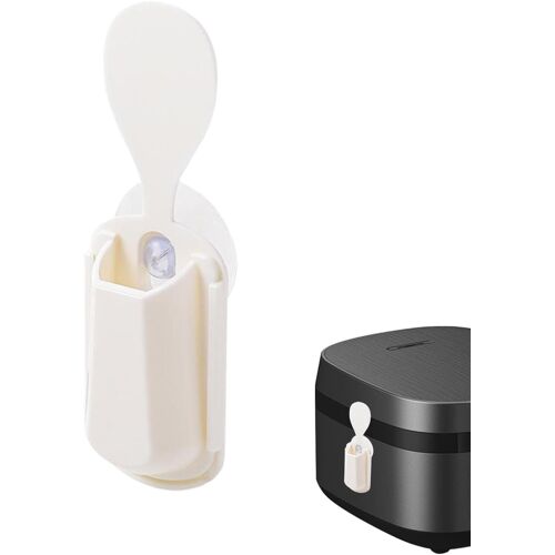Support De Cuillère À Riz - Support De Spatule À Sushi Ergonomique - Supports À Ventouses Pour Spatules À Riz De Qualité Alimentaire, Support De Rangement Pour Cuillères Pour Cuiseurs À Riz Et Pommes De Terre