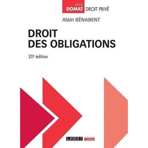 Droit Des Obligations - Domat Droit Privé 20e Édition