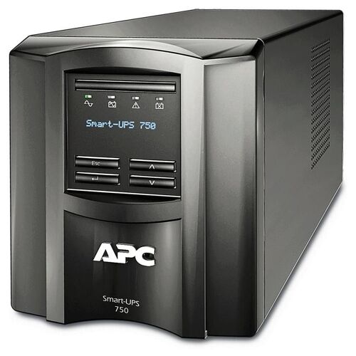 APC Smart-UPS 750 - Onduleur - CA 120 V - 500 Watt - 750 VA - monophasé - USB, serial - connecteurs de sortie : 6 - noir - APC Take-Back - Conformité TAA