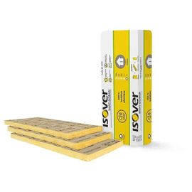 Panneaux laine de verre Isover GR38 kraft - 1,35 x 0,6 m ép 45 mm R. 1,15 m²K/W (vendu par lot de 16 panneaux)
