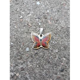 Pendentif Papillon Style Art Deco Finement Ouvragé Ttb
