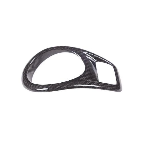 Dry Carbon Fiber Car Central Control Clock Cover Trim Compatible With 2014-2015 Interior Accessories