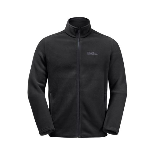 Jack Wolfskin Veste En Polaire Fonctionnelle 'winterstein' Pierre / Noir