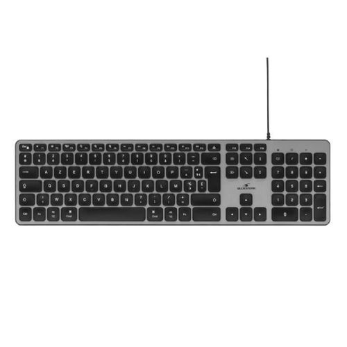 Clavier Filaire - Bluestork - KB Mac - Azerty - Compatible Mac - Noir