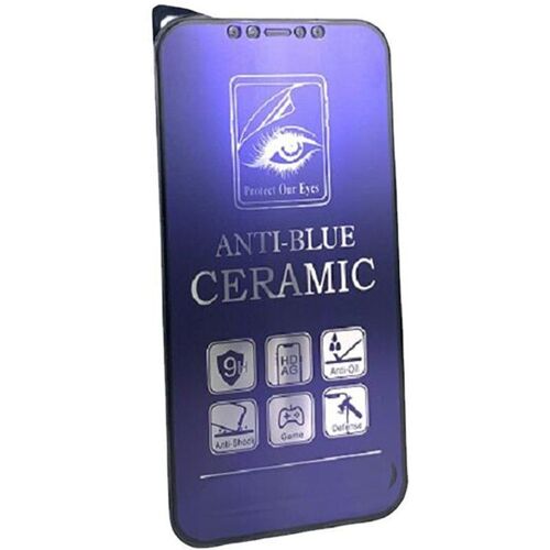 Protecteur d'écran en verre trempé anti-lumière bleue pour iPhone 13 Mini