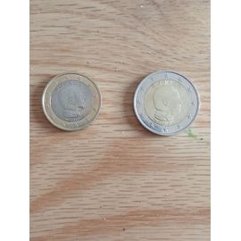 Lot De 2 Pièces De Monaco De 2019 : 1 Et 2 Euros