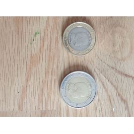 Lot De 2 Pièces De Monaco 2020 : 1 Et 2 Euros