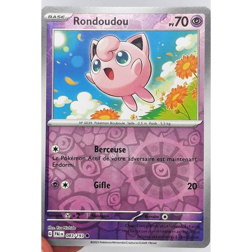 Rondoudou Reverse - Pokémon - Set Evolution À Paldea - 083/193 - Ev02 - Française