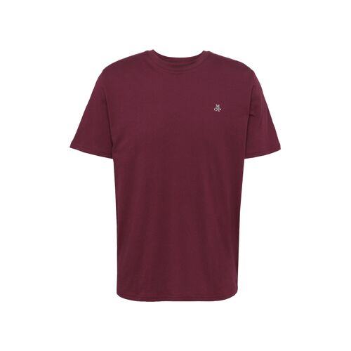 Marc O'polo T-Shirt Lie De Vin / Blanc