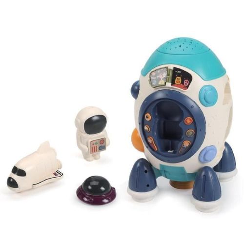 Lexibook - Ma Fusée Avec Projecteur D'étoiles - Connaissances Spatiales. Quizz. Musiques... (Français)