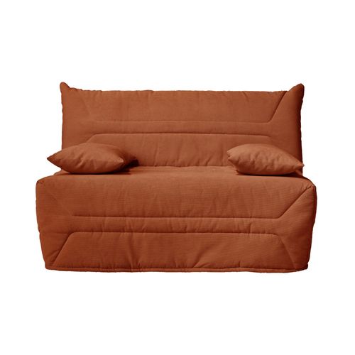 Banquette Bz Avec Matelas De 12 Cm Terracotta 140 X 190 Cm