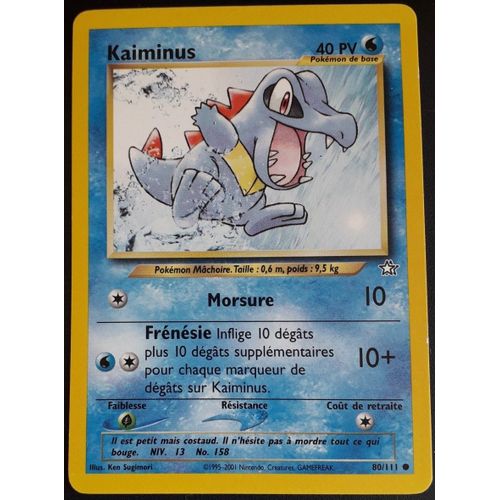 Carte Pokémon Kaiminus 80/111 - Neo Genesis Wizards (Fr)