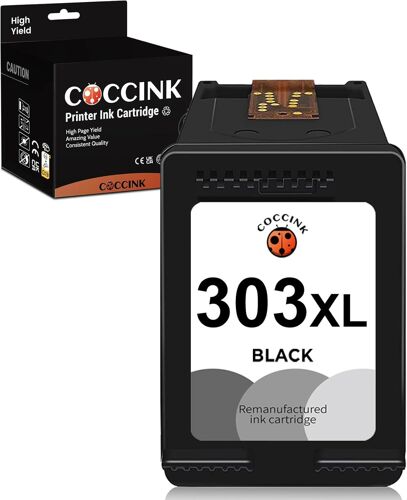 303XL Cartouches d'encre Remplacement pour HP 303 XL Envy Photo 6230 6220 7134 7830 6232 6234 6222 6252 6255 6258 7120 7132 7155 7158 7164 7822 7855 7858 7864 Tango X Imprimante Noir