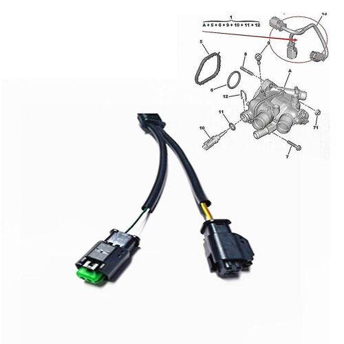 Thermostat Harnais 9804315380 Pour Peugeot 207 Ligne De Température De L'eau