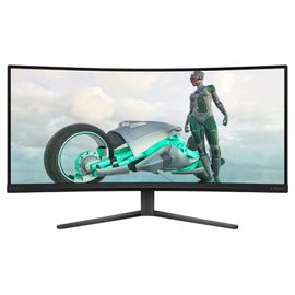 Philips Evnia 3000 34M2C3500L - Écran LED - jeux - incurvé - 34" - 3440 x 1440 WQHD @ 180 Hz - Fast VA - 300 cd/m² - 4000:1 - HDR10 - 1 ms - 2xHDMI, DisplayPort - Charbon