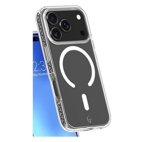 Force Case Air Xtrem - Coque de protection pour téléphone portable - de qualité militaire, MIL-STD 810G, garantie à vie - compatibilité avec MagSafe - alliage polymère, plastique - transparent -...