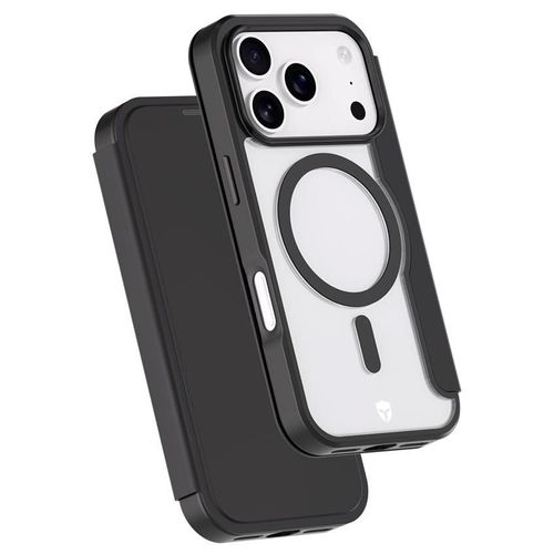 Force Case - Étui À Rabat Pour Téléphone Portable - Garantie À Vie, Renforcé - Compatibilité Avec Magsafe - Polyuréthanne Thermoplastique (Tpu), Polycarbonate (Pc), Silicone Liquide - Noir - Pour...