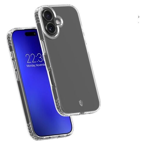 Force Case Pulse - Coque de protection pour téléphone portable - Origine France Garantie, 3 m, garantie à vie - silicone liquide, alliage polymère - transparent - pour Apple iPhone 17