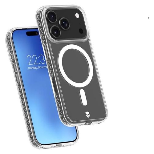 Force Case Air - Coque De Protection Pour Téléphone Portable - Renforcé - Compatibilité Avec Magsafe - Plastique, Alliage Polymère, Silicone Liquide - Transparent - Pour Apple Iphone 17 Pro