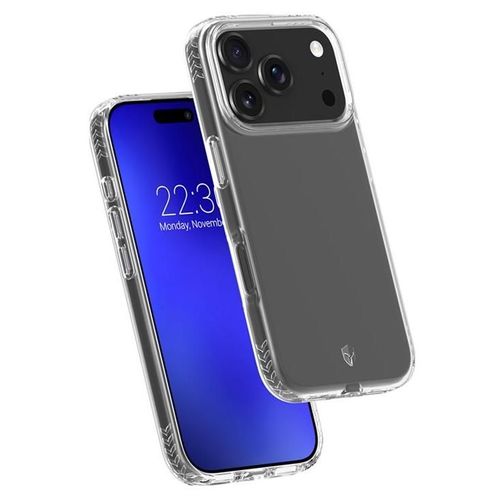 Force Case Pulse - Coque De Protection Pour Téléphone Portable - Garantie Origine France, 3 M, Garantie À Vie - Plastique, Silicone Liquide, Alliage Polymère - Transparent - Pour Apple Iphone 17...