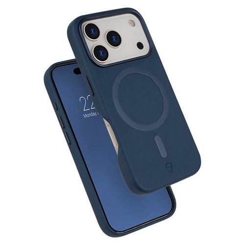 Force Case Platinium - Coque De Protection Pour Téléphone Portable - 2 M, Garantie À Vie - Compatibilité Avec Magsafe - Silicone Liquide - Bleu Marine - Pour Apple Iphone 17 Pro Max