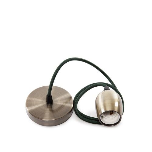 Pendel E27 Câble 1000 X 0,75mm En Tissu- Rosette [Sc-Mpl017]