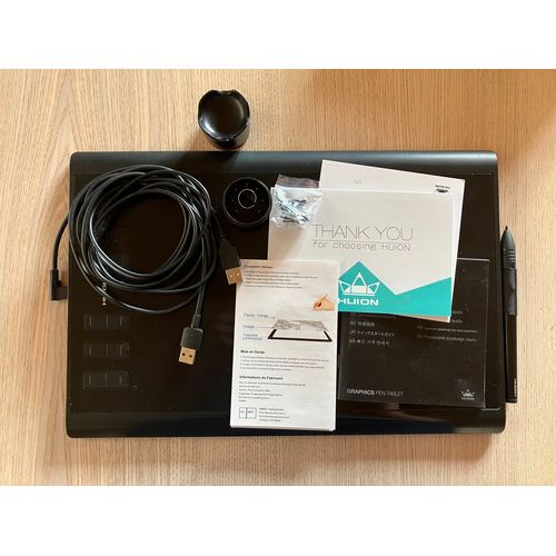 Tablette graphique Huion - Modèle inspiroy New 1060 plus 