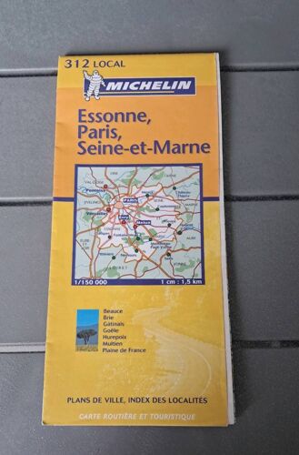 Carte Michelin N°312 - Essonne-Paris-Seine Et Marne