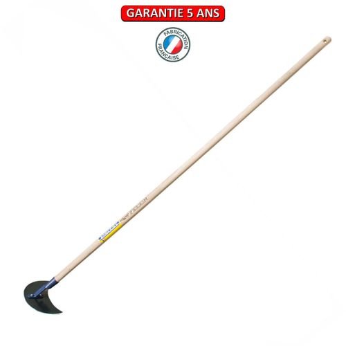 Ratissoire demi lune désherbeur avec manche - 1.50 m