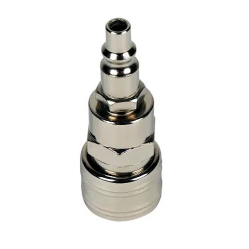 Adaptateur de raccord pneumatique ? Orion vers Euro - laiton/métal chromé