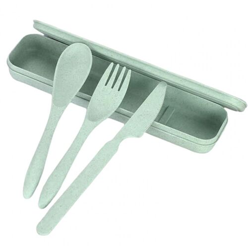 Couverts Portables De Style Nordique, Ensemble D'ustensiles 4 Couleurs, Coutellerie Durable Enfants Adultes Cuillère Fourchette Couteau Ensemble De Couverts