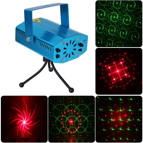 Mini Projecteur Laser Led R &amp; G Portable, Réglage De L'effet D'éclairage De Scène, Dj Disco Ktv, Fête De Mariage, Prise Ue