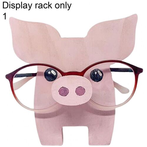 Support de lunettes délicat pour la maison, rangement pratique, Adorable, forme d'animal mignon, artisanat en bois, étagère à lunettes 2021