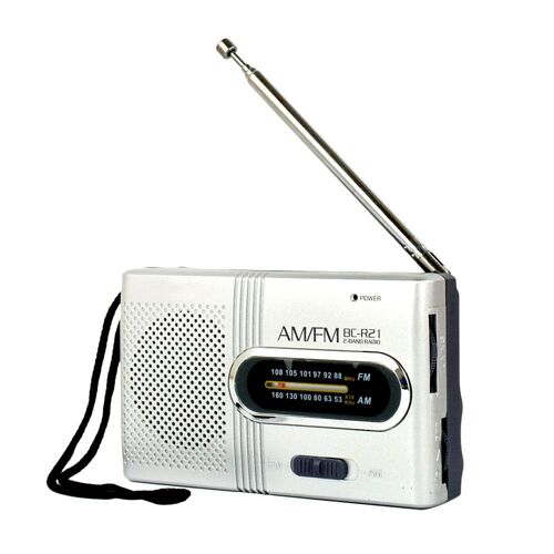 Mini Radio Portable double bande AM FM, lecteur de musique, haut-parleur avec antenne télescopique, Radio stéréo d'extérieur