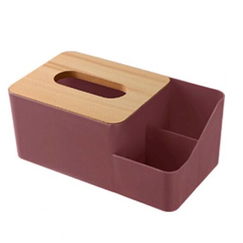 Porte-mouchoirs multifonctionnel, boîte à mouchoirs anti-poussière PP grille individuelle créative pour la maison